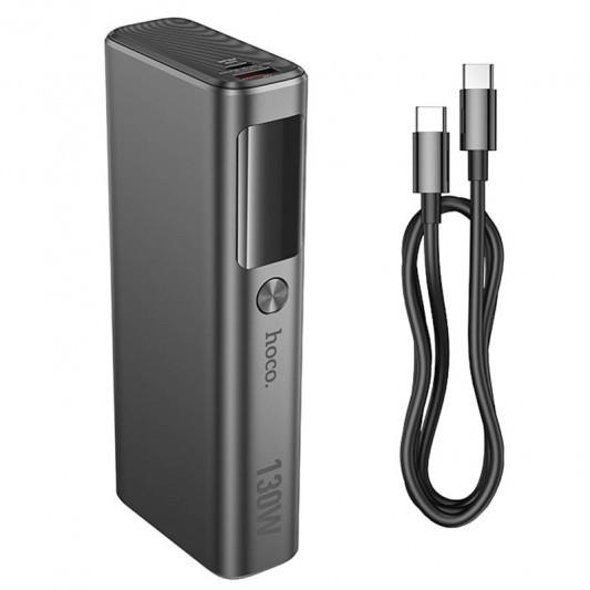 Портативное ЗУ Power Bank Hoco Q17B Electric 130W 20000 mAh Space Gray - изображение 3