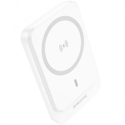 Портативний ЗП Power Bank BOROFONE BJ63 Nimble PD20W з БЗП 5000 mAh White - зображення 1 