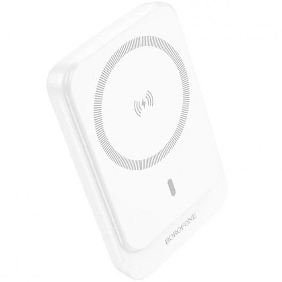 Портативний ЗП Power Bank BOROFONE BJ63 Nimble PD20W з БЗП 5000 mAh White - зображення 1 