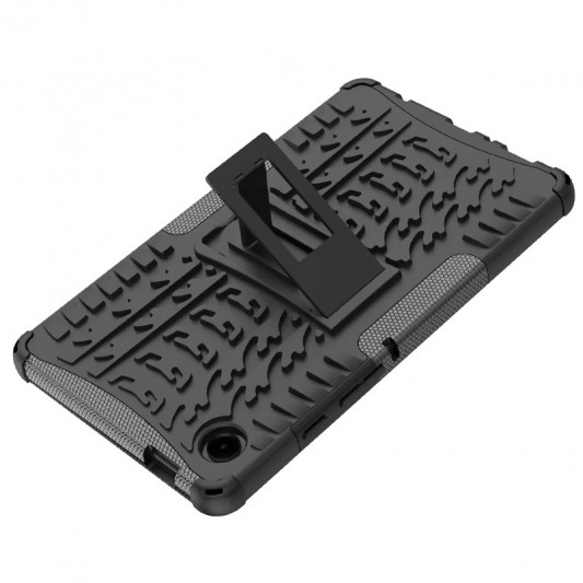 TPU+PC чохол Protector Stand для Samsung Galaxy Tab A9 (8.7'') Black - зображення 4 