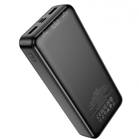 Портативний ЗП Power Bank Hoco J136A Sirui 22.5W+PD20W 20000 mAh Black - зображення 3 