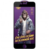 Защитное стекло 5D Anti-static Purple (тех.пак) для Apple iPhone 7 plus / 8 plus (5.5 дюйма) Черный