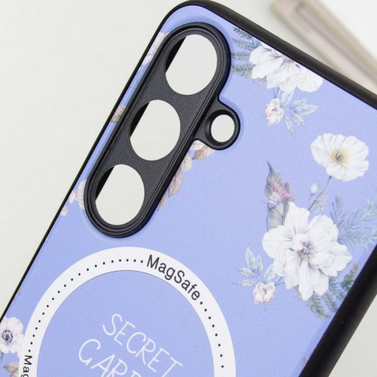 TPU+PC чехол Secret Garden with MagFit для Samsung Galaxy S23 FE Lilac - изображение 5