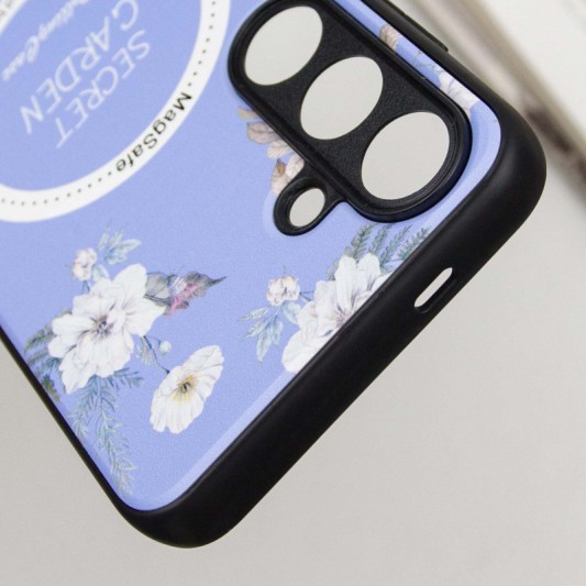 TPU+PC чехол Secret Garden with MagFit для Samsung Galaxy S23 FE Lilac - изображение 6
