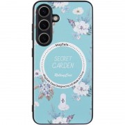 TPU+PC чехол Secret Garden with MagFit для Samsung Galaxy S23 FE Mint