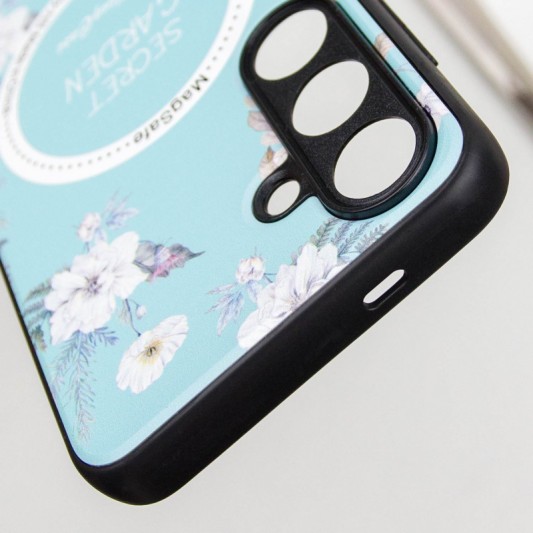 TPU+PC чехол Secret Garden with MagFit для Samsung Galaxy S23 FE Mint - изображение 6
