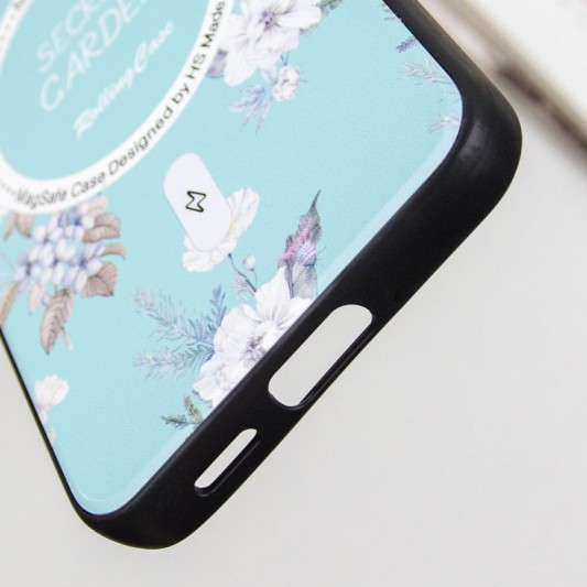 TPU+PC чехол Secret Garden with MagFit для Samsung Galaxy S23 FE Mint - изображение 7