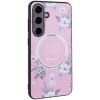 TPU+PC чохол Secret Garden with MagFit для Samsung Galaxy S23 FE Pink