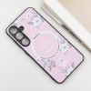 TPU+PC чохол Secret Garden with MagFit для Samsung Galaxy S23 FE Pink
