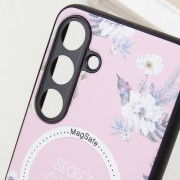 TPU+PC чехол Secret Garden with MagFit для Samsung Galaxy S23 FE Pink