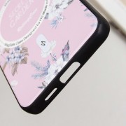 TPU+PC чехол Secret Garden with MagFit для Samsung Galaxy S23 FE Pink