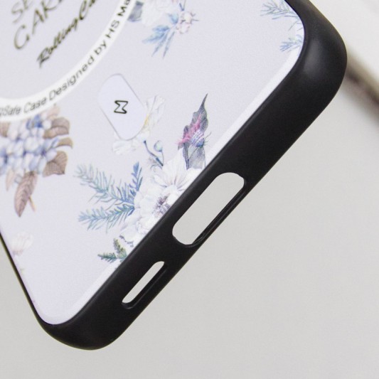 TPU+PC чохол Secret Garden with MagFit для Samsung Galaxy S23 FE White - зображення 6 