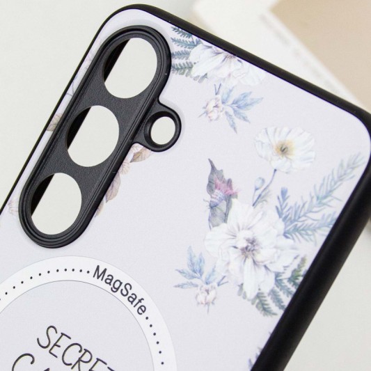 TPU+PC чохол Secret Garden with MagFit для Samsung Galaxy S23 FE White - зображення 7 