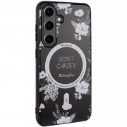 TPU+PC чехол Secret Garden with MagFit для Samsung Galaxy S23 FE Black
