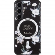 TPU+PC чехол Secret Garden with MagFit для Samsung Galaxy S23 FE Black
