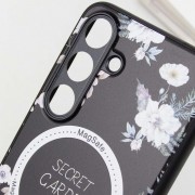 TPU+PC чехол Secret Garden with MagFit для Samsung Galaxy S23 FE Black