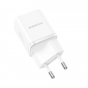 СЗУ Borofone BN7 PD20W+QC3.0 (1USB-A/1C) White