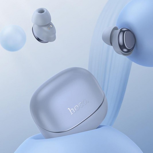 Бездротові TWS навушники Hoco EW200 Elegant Blue - зображення 2 