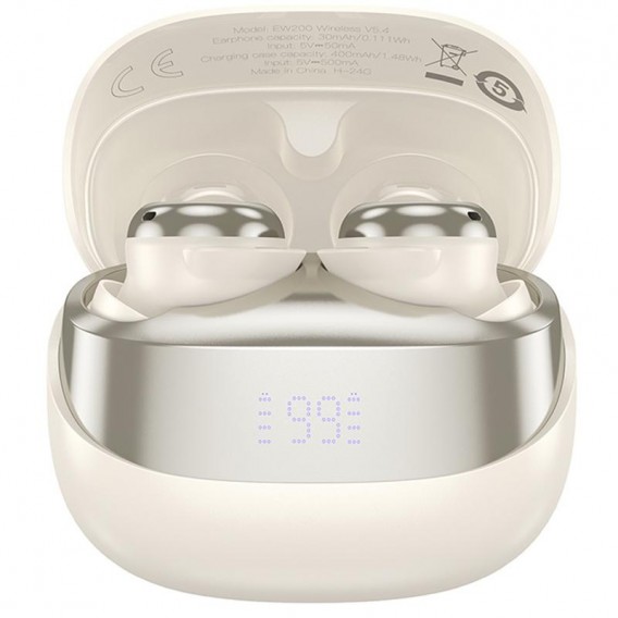 Бездротові TWS навушники Hoco EW200 Elegant Milky White