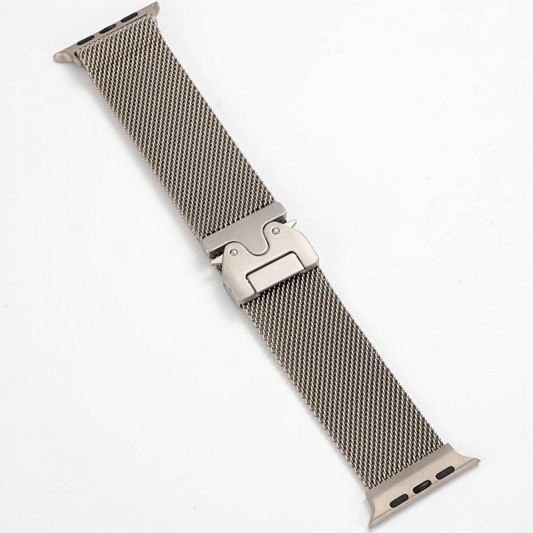 Ремешок Milanese Loop New Design для Apple Watch 38/40/41/42mm(ser.10) Titanium - изображение 3