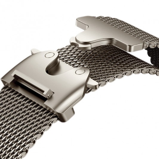 Ремешок Milanese Loop New Design для Apple Watch 38/40/41/42mm(ser.10) Titanium - изображение 5