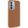 Кожаный чехол Leather Case Metal Buttons для Samsung Galaxy S23 FE Brown
