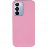 Кожаный чехол Leather Case Metal Buttons для Samsung Galaxy S23 FE Light Pink