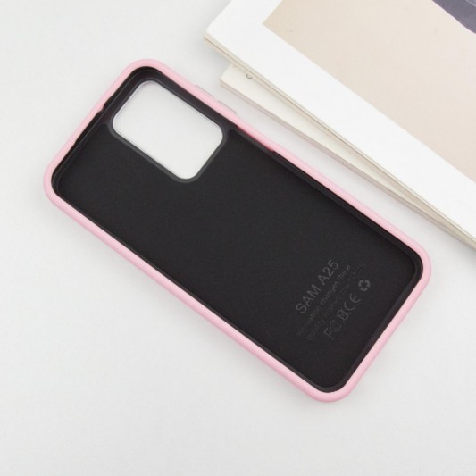 Кожаный чехол Leather Case Metal Buttons для Samsung Galaxy S23 FE Light Pink - изображение 3