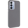 Шкіряний чохол Leather Case Metal Buttons для Samsung Galaxy S23 FE Titanium Gray