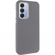 Кожаный чехол Leather Case Metal Buttons для Samsung Galaxy S23 FE Titanium Gray