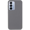 Шкіряний чохол Leather Case Metal Buttons для Samsung Galaxy S23 FE Titanium Gray