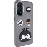 Чехол TPU Leather Toys для Xiaomi Redmi Note 11 Pro 4G/5G / 12 Pro 4G Monster / Grey