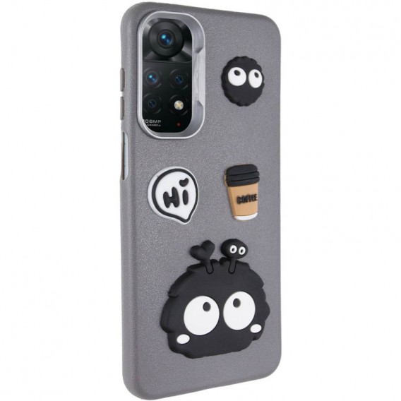 Чохол TPU Leather Toys для Xiaomi Redmi Note 11 Pro 4G/5G / 12 Pro 4G Monster / Grey