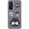 Чохол TPU Leather Toys для Xiaomi Redmi Note 11 Pro 4G/5G / 12 Pro 4G Monster / Grey