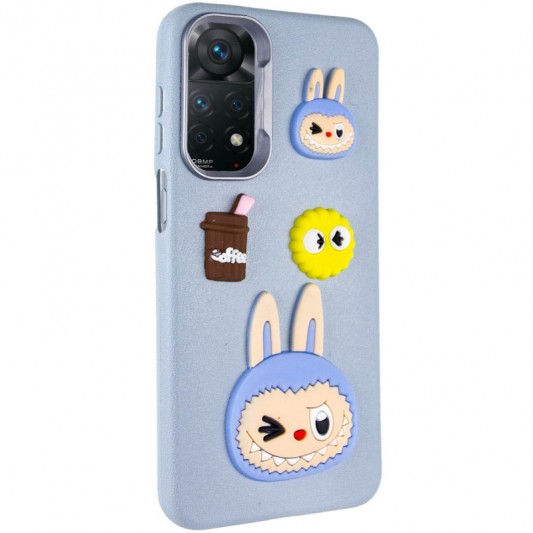 Чохол TPU Leather Toys для Xiaomi Redmi Note 11 Pro 4G/5G / 12 Pro 4G Labubu / Blue