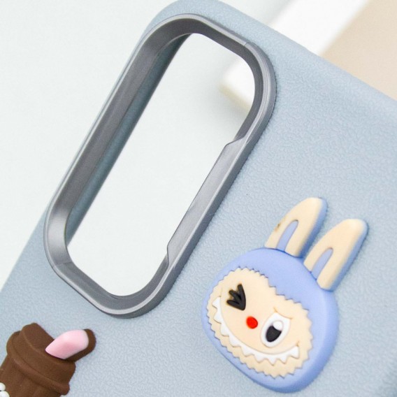 Чохол TPU Leather Toys для Xiaomi Redmi Note 11 Pro 4G/5G / 12 Pro 4G Labubu / Blue