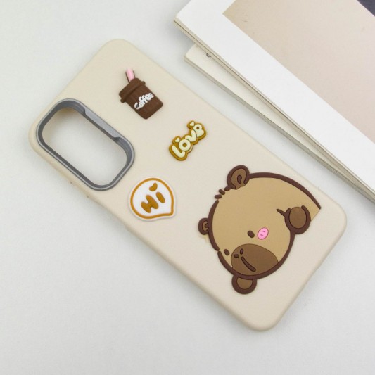 Чохол TPU Leather Toys для Xiaomi Redmi Note 11 Pro 4G/5G / 12 Pro 4G Capybara / Sand - зображення 2 