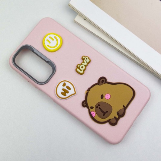 Чохол TPU Leather Toys для Xiaomi Redmi Note 11 Pro 4G/5G / 12 Pro 4G Capybara / Pink - зображення 2 