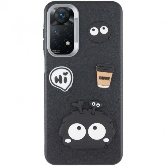 Чохол TPU Leather Toys для Xiaomi Redmi Note 11 Pro 4G/5G / 12 Pro 4G Monster / Black - зображення 1 