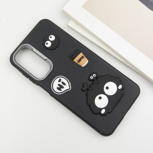 Чохол TPU Leather Toys для Xiaomi Redmi Note 11 Pro 4G/5G / 12 Pro 4G Monster / Black - зображення 2 