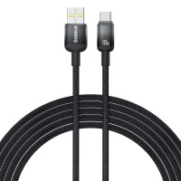 Дата кабель Baseus Discolor Series Fast Charging USB to Type-C 100W (1m) (P10374903) Cluster Black