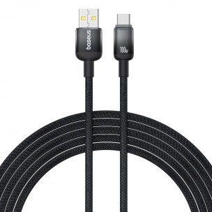 Дата кабель Baseus Discolor Series Fast Charging USB to Type-C 100W (1m) (P10374903) Cluster Black