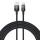 Дата кабель Baseus Discolor Series Fast Charging USB to Type-C 100W (1m) (P10374903) Cluster Black