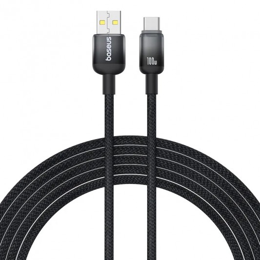 Дата кабель Baseus Discolor Series Fast Charging USB to Type-C 100W (1m) (P10374903) Cluster Black