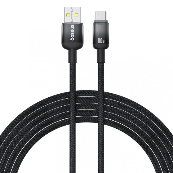 Дата кабель Baseus Discolor Series Fast Charging USB to Type-C 100W (1m) (P10374903) Cluster Black