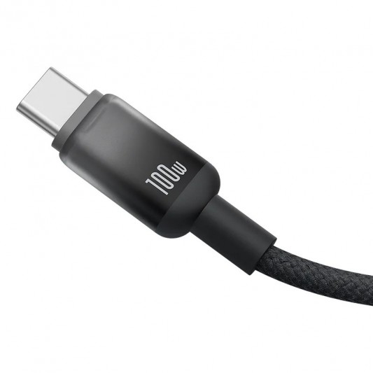 Дата кабель Baseus Discolor Series Fast Charging USB to Type-C 100W (1m) (P10374903) Cluster Black - изображение 1