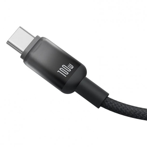 Дата кабель Baseus Discolor Series Fast Charging USB to Type-C 100W (1m) (P10374903) Cluster Black