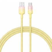 Дата кабель Baseus Discolor Series Fast Charging USB to Type-C 100W (1m) (P10374903) Custard Yellow