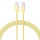 Дата кабель Baseus Discolor Series Fast Charging USB to Type-C 100W (1m) (P10374903) Custard Yellow