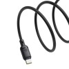 Дата кабель Baseus Silky Series OS Fast Charging USB to Type-C 100W (1m) (P10377703) Cluster Black